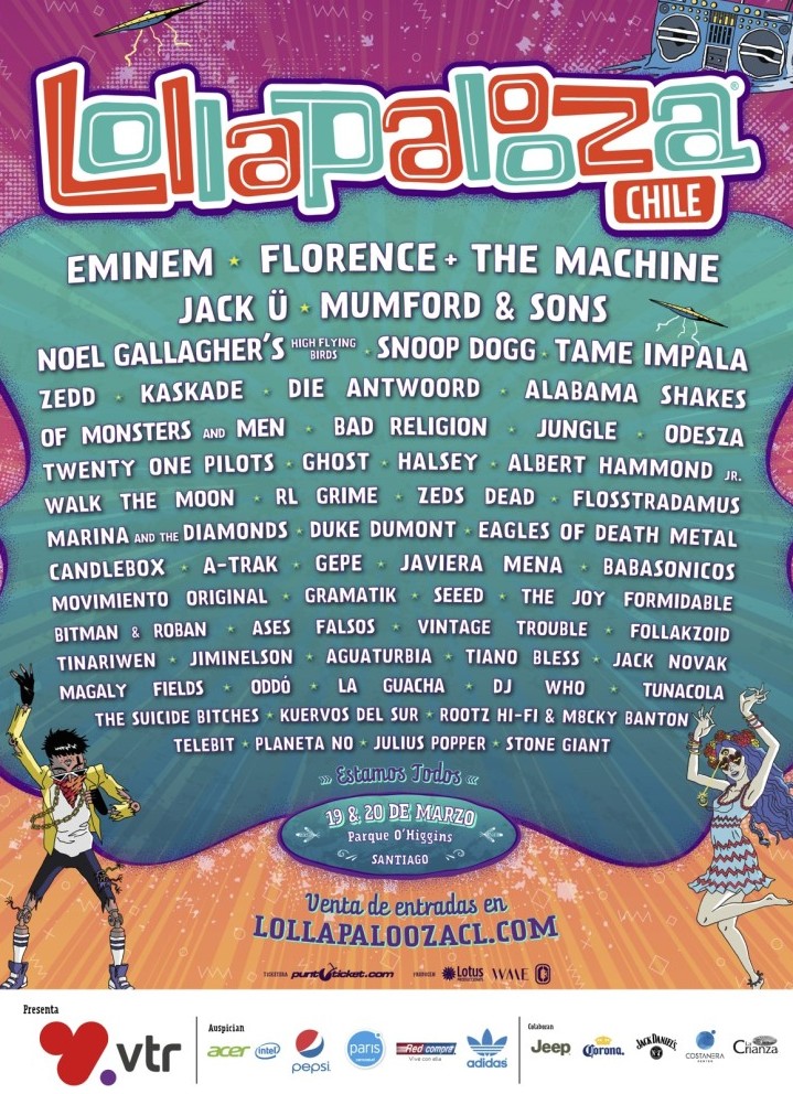 Lollapalooza Chile Lineup